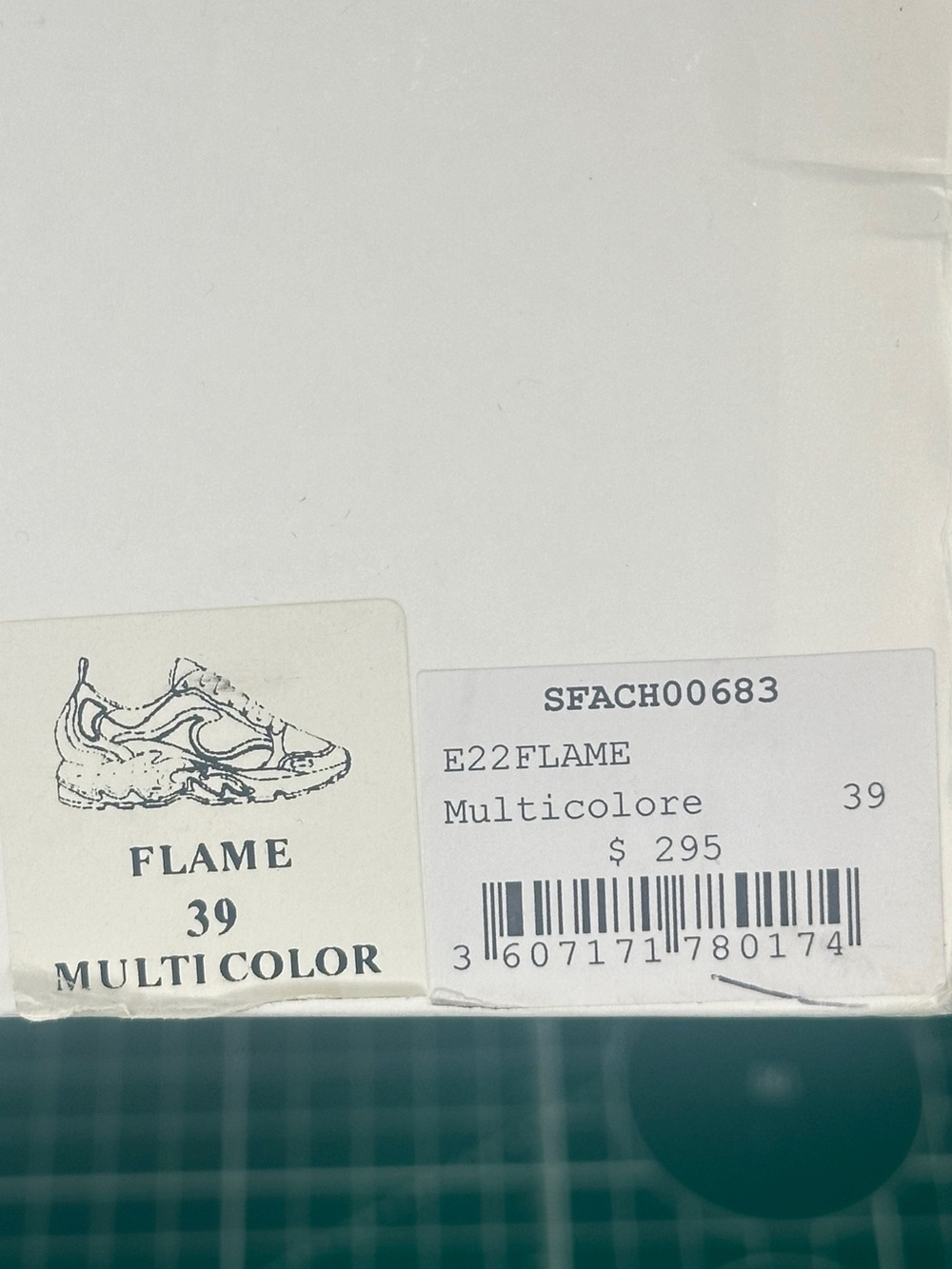 Sandro Flame White Sneakers with Red Lining and Yellow Pull Tab - Picture 11 of 15
